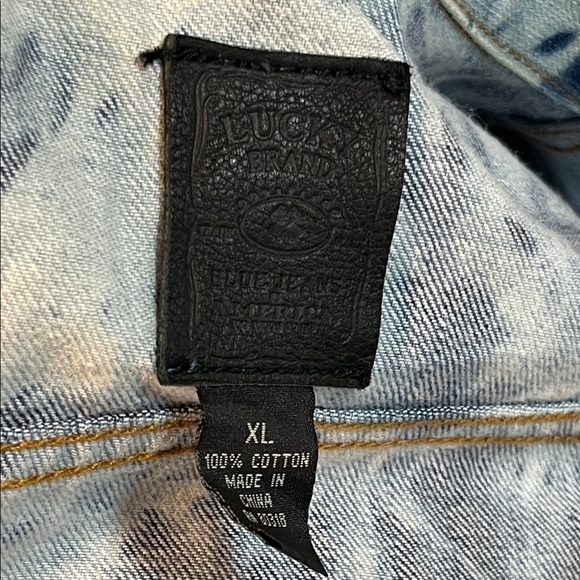 Lucky Brand Tie-Dye Denim Jacket - Picture 8 of 9